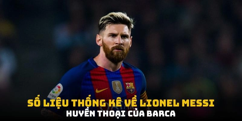 Số liệu thống kê về Lionel Messi – huyền thoại của Barca